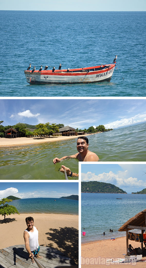 Lago Malawi em Cape Maclear