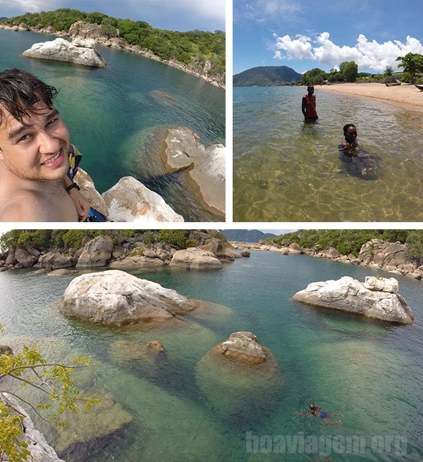 As cristalinas águas do Lago Malawi