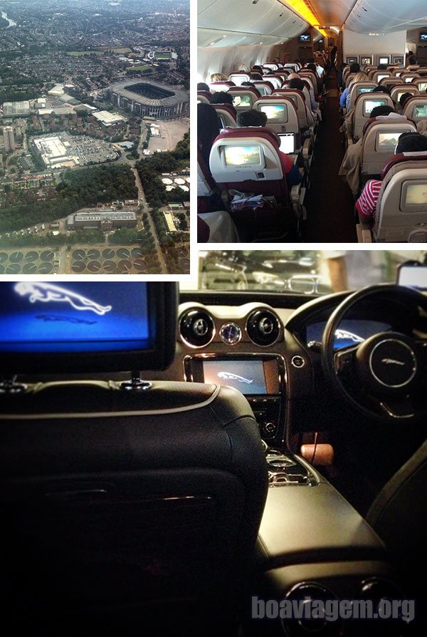 Viagem de São Paulo a Londres. Chegada e recepção em um Jaguar!!
