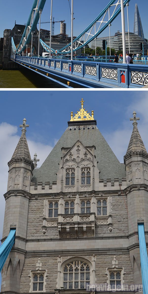 Indo adiante para a sala de máquinas da Tower Bridge