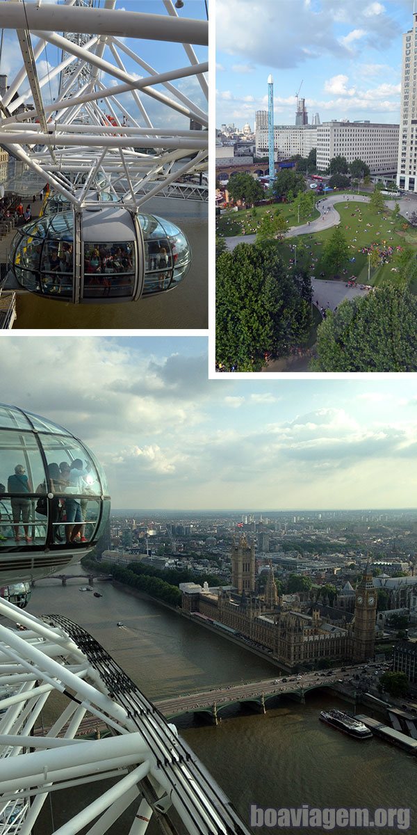 A roda-gigante mais famosa da Europa: London Eye