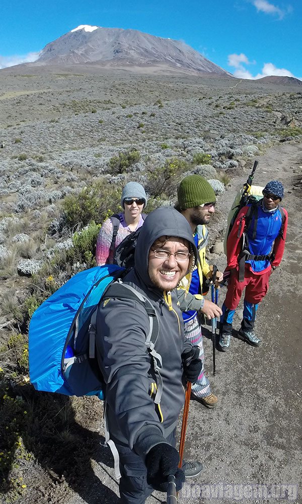 Já próximo do Kibo antes de finalizar nossa caminhada