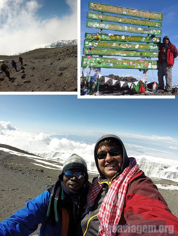 Pico Uhuru - Kilimanjaro - África - 5.895 metros de altura