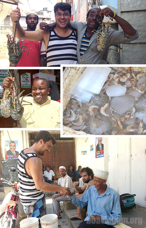Camarões, lagostas e café pelas vielas da Stone Town