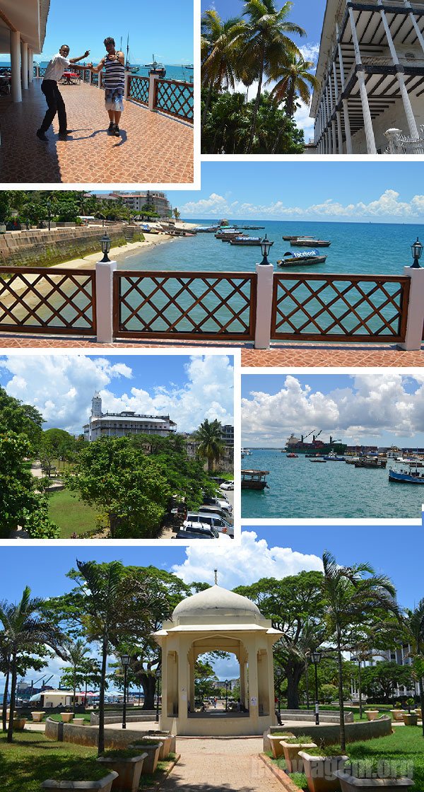 Praia, praça e algumas paisagens de Zanzibar