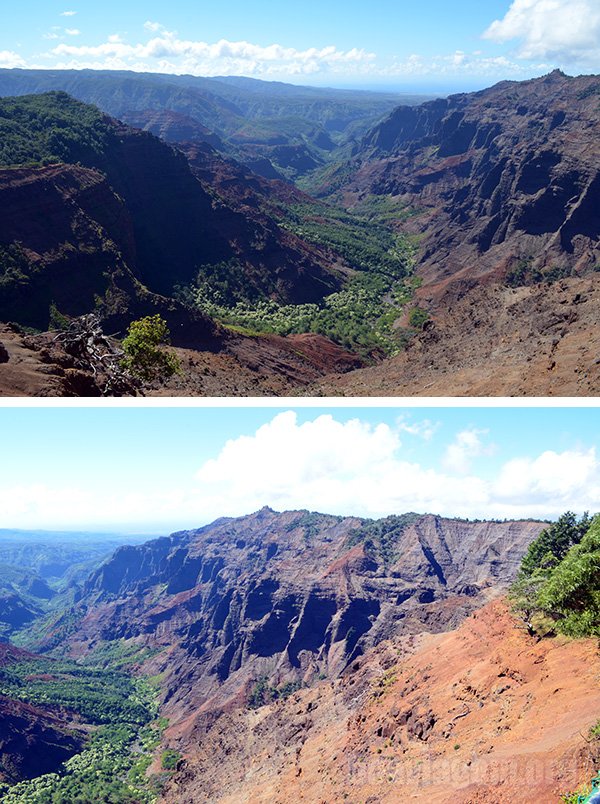 Segunda vista do Canyon Waimea - Puu'hinahina Lookout