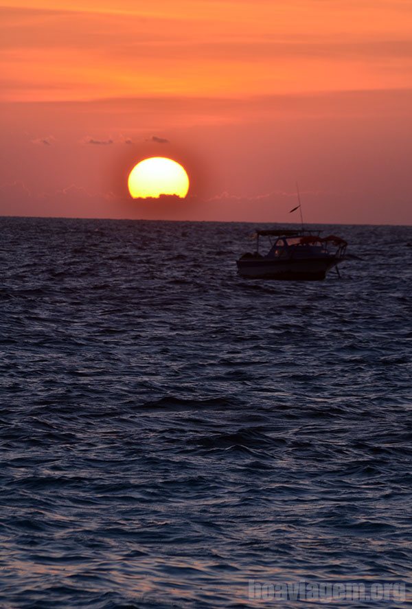 Por do sol em Nungwi - Zanzibar