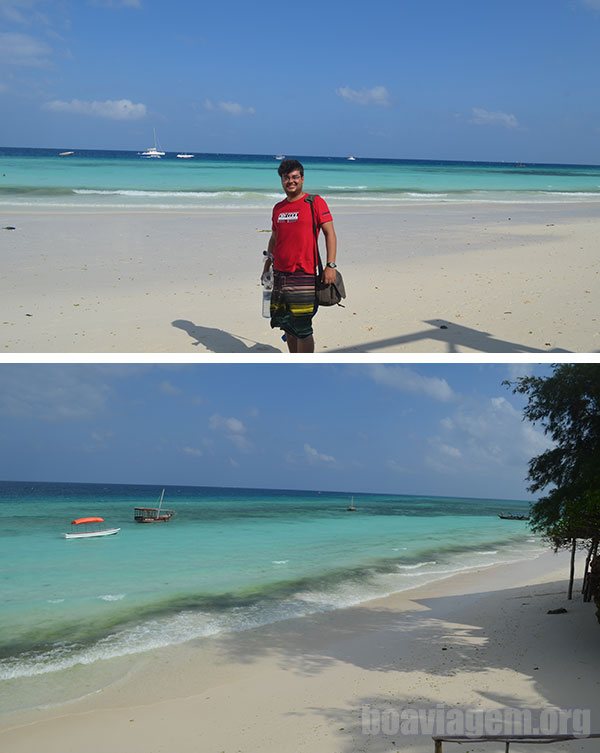 Saindo para um passeio na praia de Nungwi
