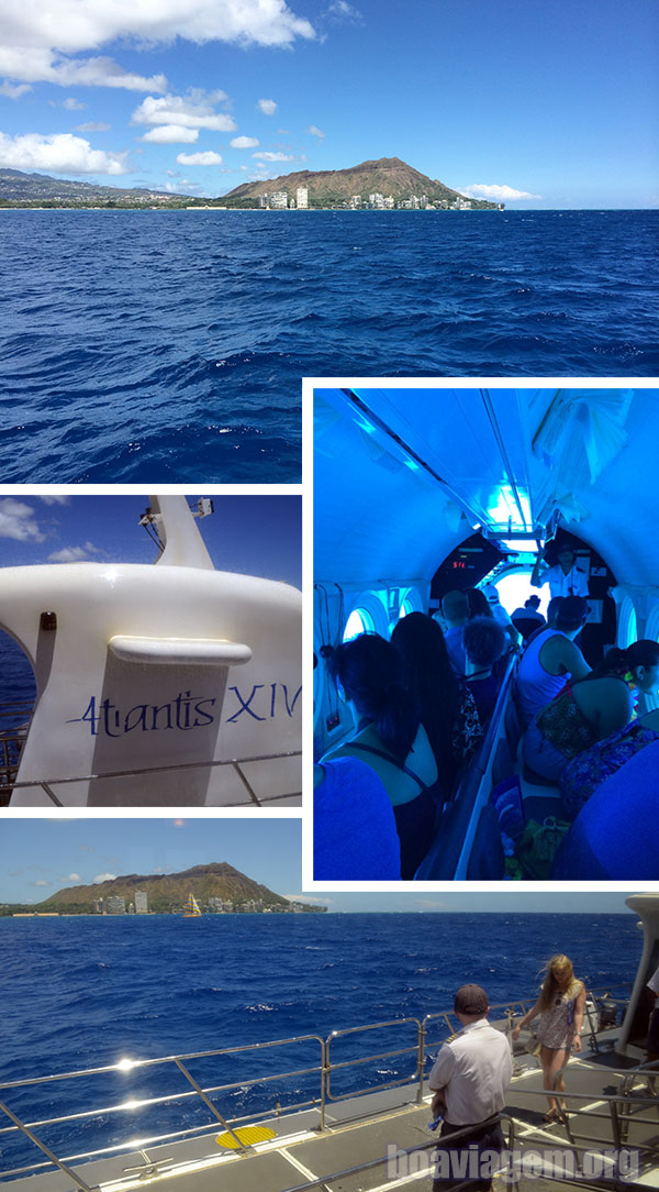 Mergulho com o submarino Atlantis em Oahu