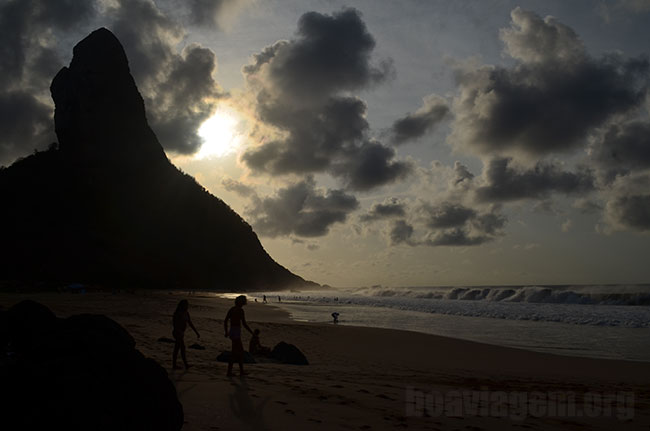Paisagens impressionantes em Fernando de Noronha