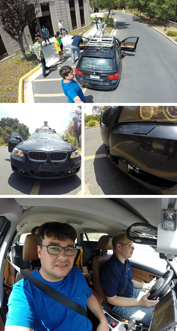 Carro com direção automatizada via software