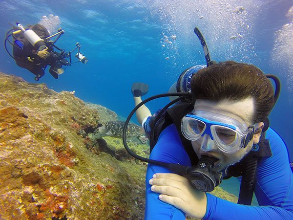 Mergulhando em Noronha