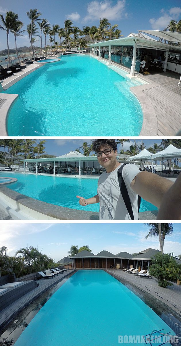 Algumas das piscinas do Le Guanahani - St. Barths