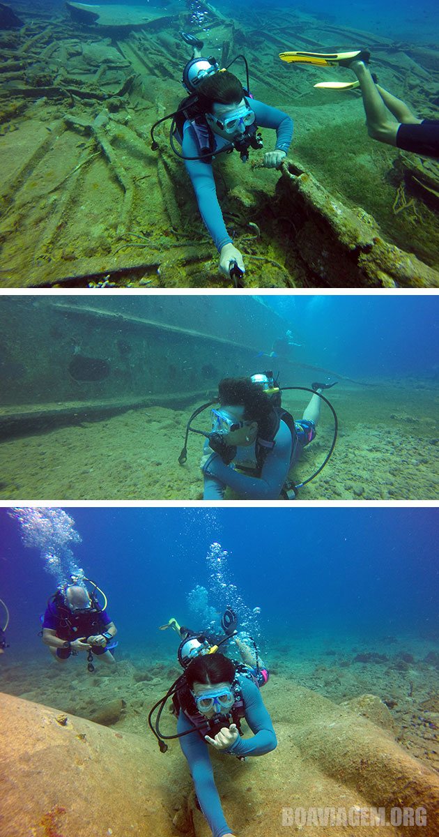 Mergulho com fortes correntes em St. Barth