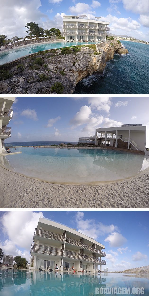 Piscinas do Ocean Point em Maho Beach - St. Maarten