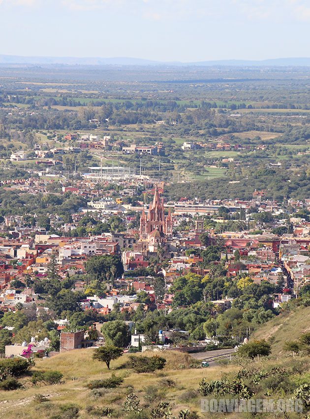 Belíssima vista de San Miguel de Allende