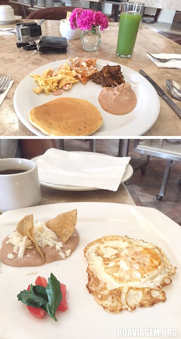 Pratos gourmet até mesmo no café da manhã
