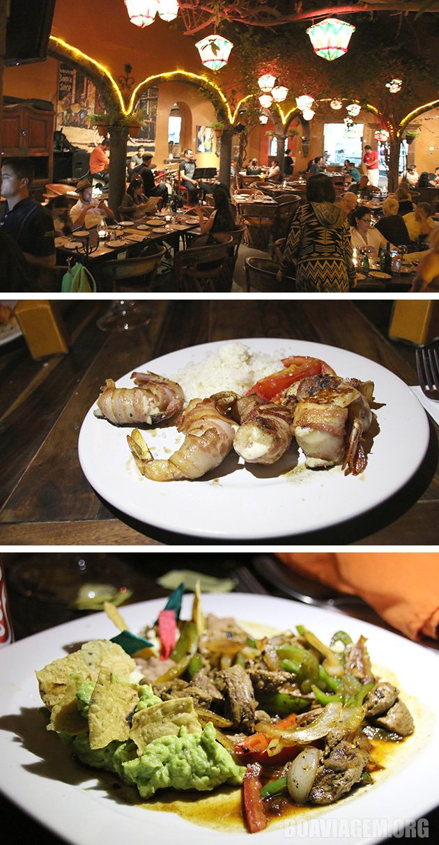 Jantar no Restaurante Mamma Mia em San Miguel de Allende