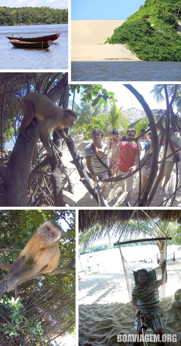 Macacos, dunas e descanso no Rio Preguiças