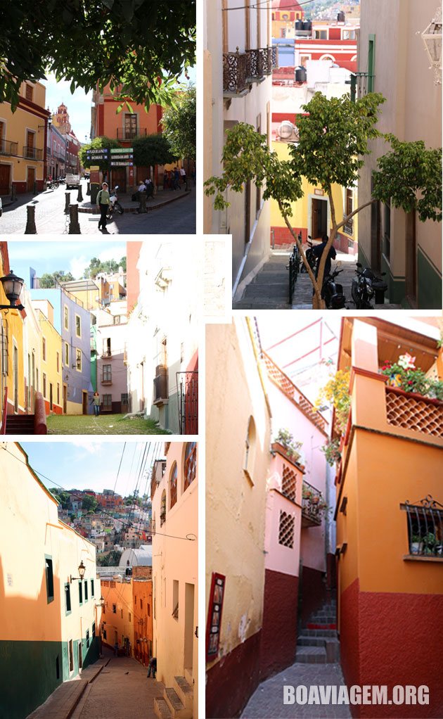 Famosissímo Callejon Del Beso e outros Callejones de Guanajuato