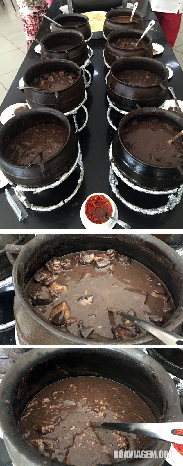 Feijoada no almoço de sábado do Privé Riveira de Caldas Novas