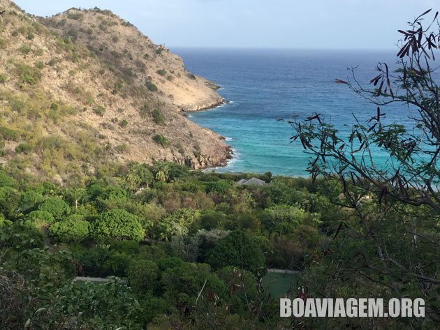 Rumo à Praia de Gouverneur em St. Barth