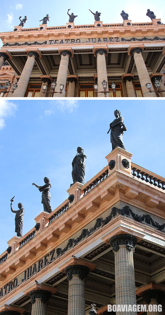 Teatro Juarez no coração de Guanajuato