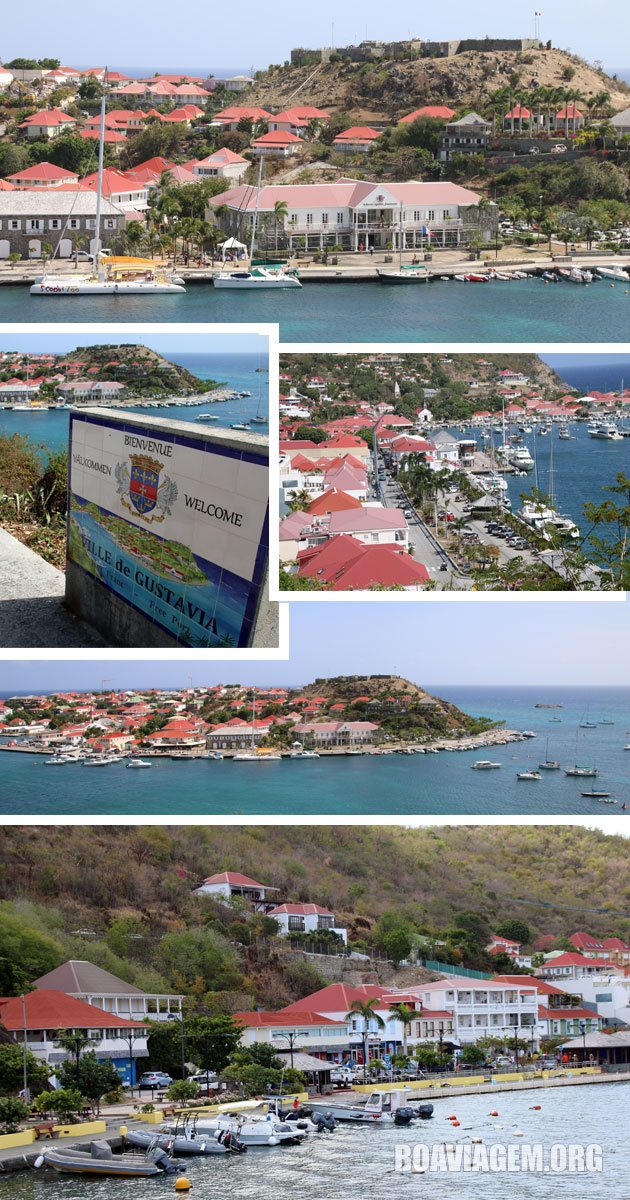 Vila de Gustavia em São Bartolomeu