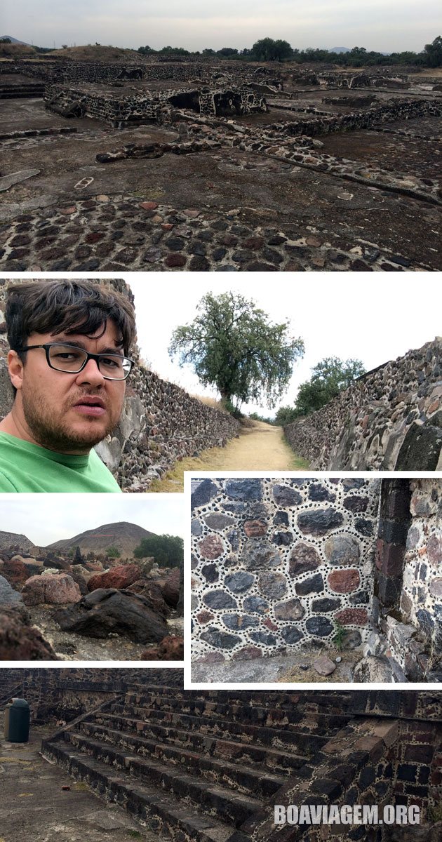Perfeição dos vários detalhes nas edificações de Teotihuacan
