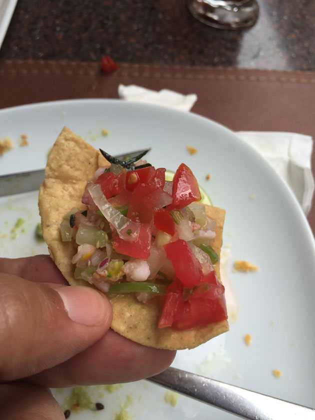 Ceviches são comidas mexicanas da mesma forma que peruanas, colombianas, é uma iguaria MUNDIAL