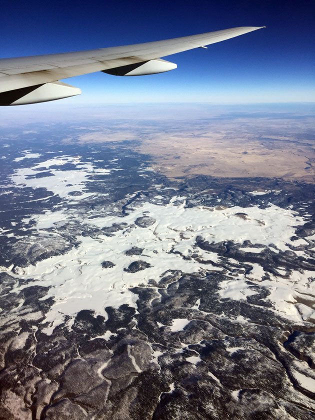 Centro nevado dos Estados Unidos