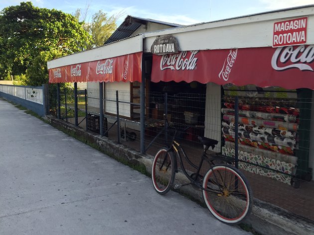 Mercadinho em Rotoava, Fakarava, Ilhas Tuamotu