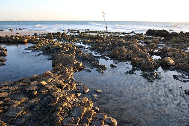 Piscinas naturais no Brasil: Piscina natural na praia de Jericoacoara - Ceará
