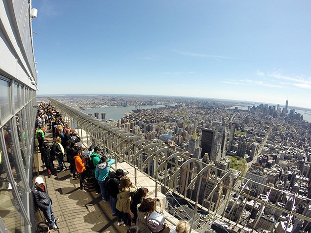 Vista do topo do Empire State Building