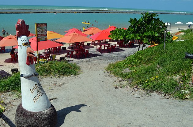 Um dos destinos turísticos mais procurados no Nordeste do Brasil: Porto de Galinhas, próximo a Recife