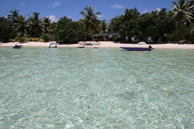 Ilhota de Maupiti - parente da Bora Bora