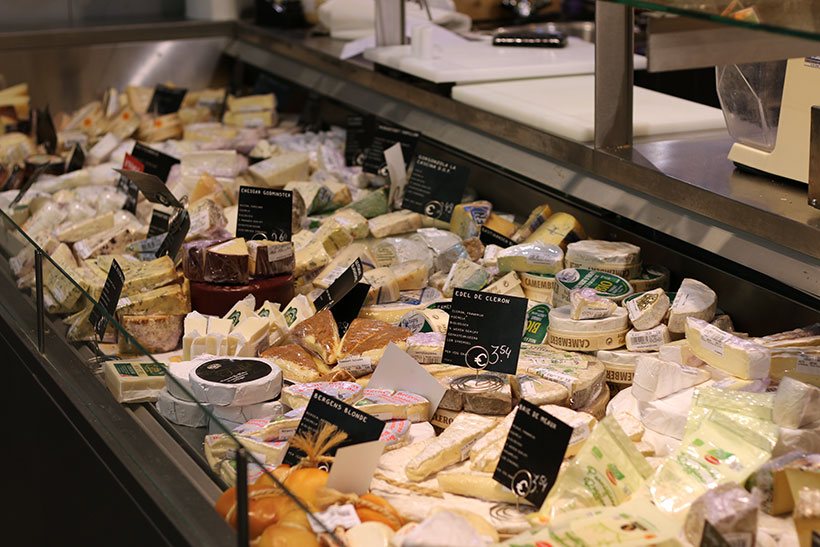 Queijos à venda em Amsterdam