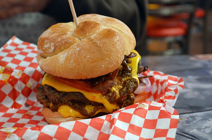 Hamburguer de Las Vegas no Heart Attack Grill