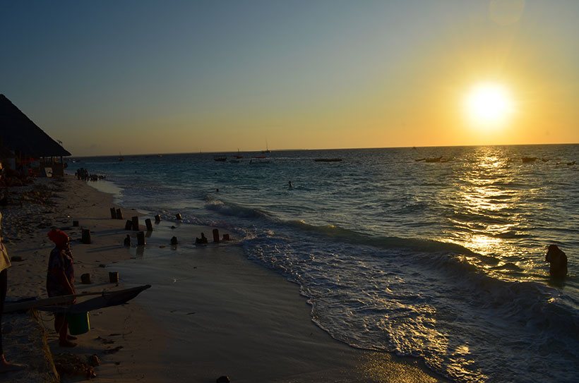 Pôr do sol em Nungwi, Zanzibar - Tanzânia