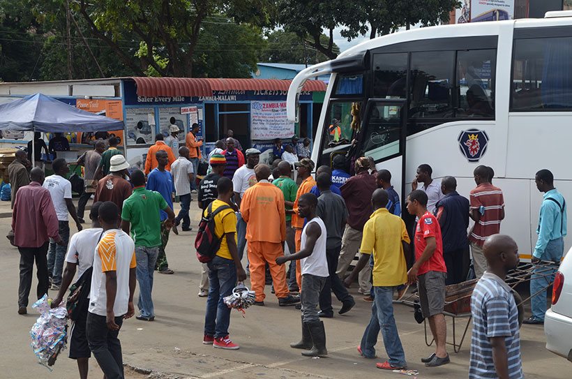 Terminal rodoviário de Lusaka - Zâmbia