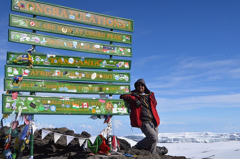 Topo do Kilimanjaro, Tanzânia - África