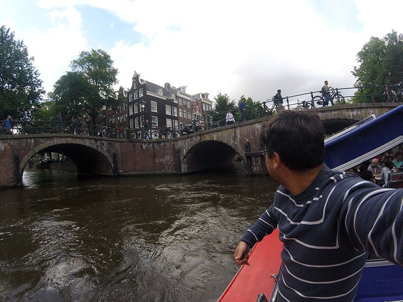 Ponto de vista privilegiado em Amsterdam