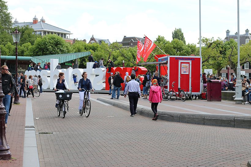 Símbolo do I Amsterdam, epicentro desta cidade holandesa