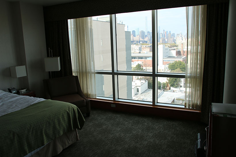 Quarto com vista para Manhattan em Nova York