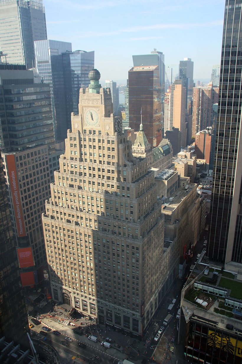 Vista espetacular do meu quarto próximo à Times Square