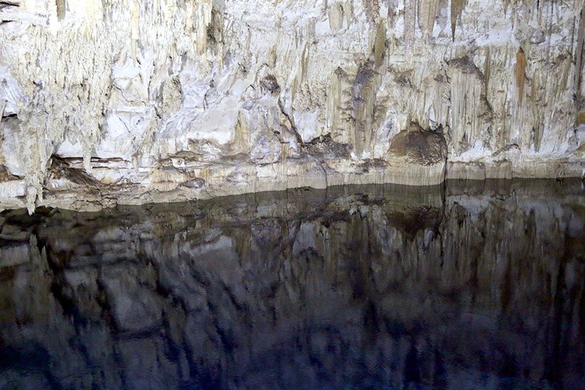 Reflexos no Cenote Virgem