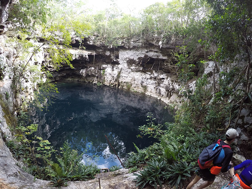 Terceiro cenote do dia - Arco Íris