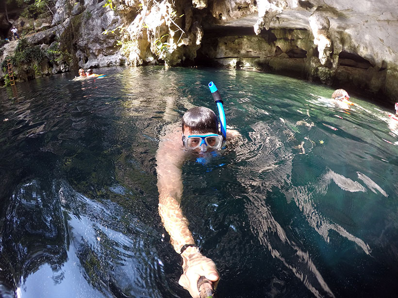 Diversão nos 7 Cenotes da Península de Yucatán