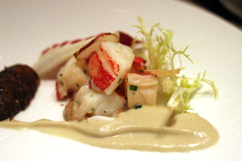 Salada de lagosta no Ai Fiori em Nova York