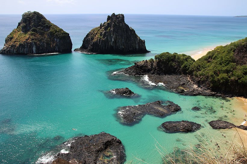 Outro lugar paradisíaco de Noronha, a Baía dos Porcos